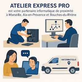 Photo de couverture de ATELIER EXPRESS PRO – ASSISTANCE INFORMATIQUE DE PROXIMITÉ POUR LES ENTREPRISES